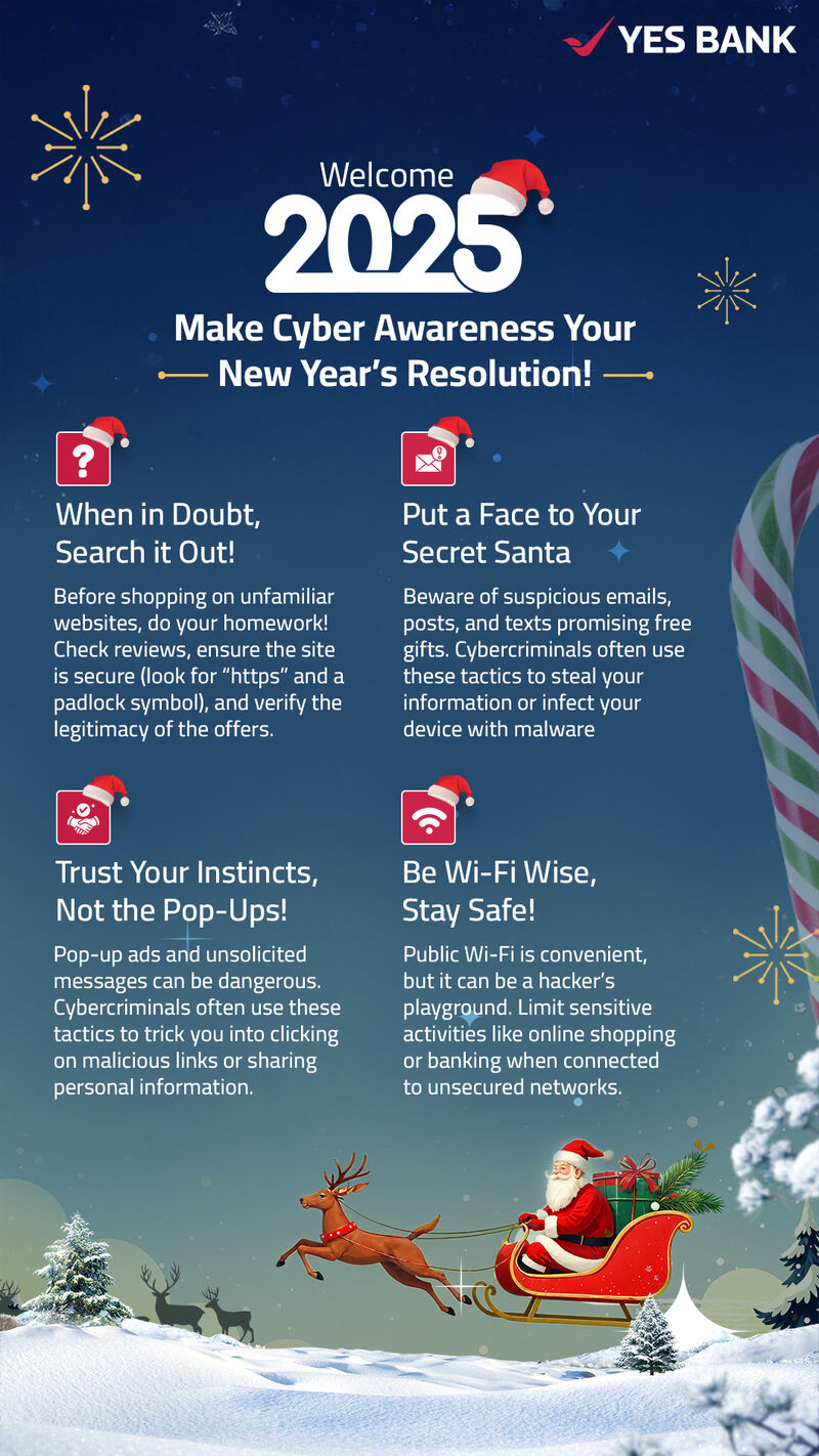 Cyber awareness New Year resolution mailer