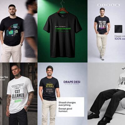 Drapdesi streetwear apparel grid
