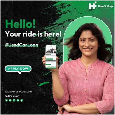 HeroFinCorp loan product creatives