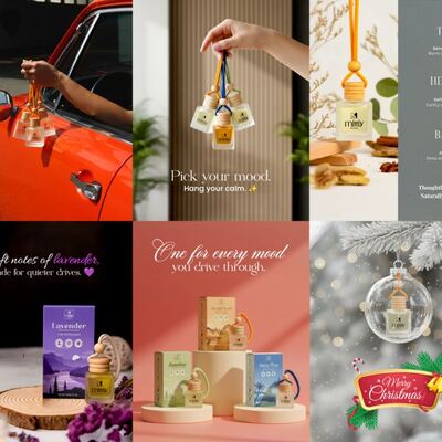 Mitty car fragrance brand creatives